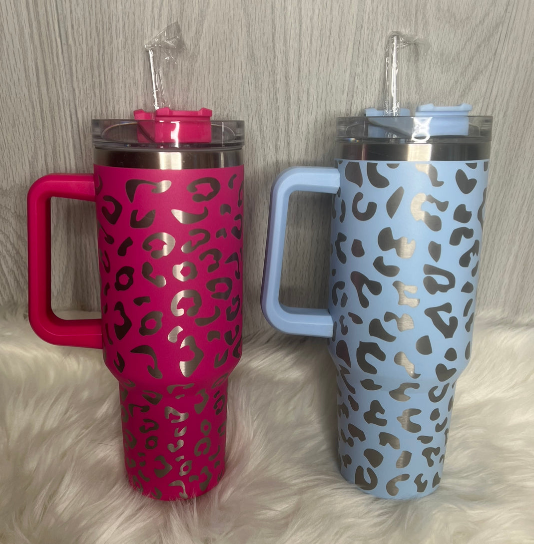 Leopard Tumbler 40oz