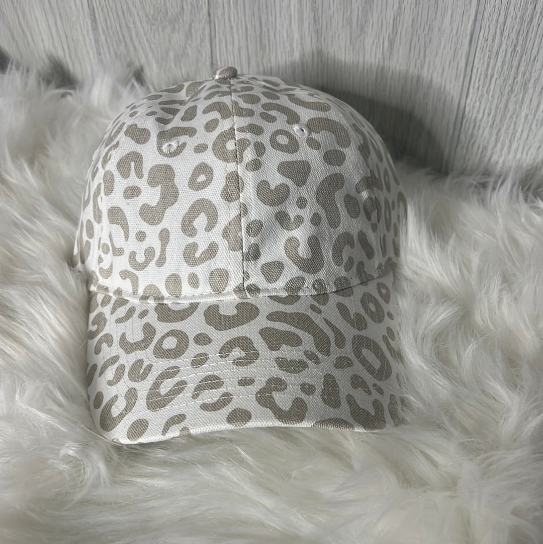 Natural Leopard Cap